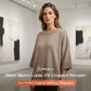 📢📢Last Day-50% OFF!!⏰Cosy Cropped Sweater 🌸 Women’s Short Sleeve Relaxed Fit Knit Top☕️