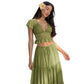 ⏰ 30% OFF – Limited Time Only✨Elegant Lace V-Neck Top & Maxi Skirt Set