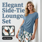 👚 50% OFF NOW! 🌸 Women's Side-Tie Top & Patterned Pants Set – Flowy, adjustable fit & perfect for summer vacations or resort wear 👖