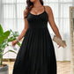👗 LIMITED-TIME 50% OFF! ✨ Women's Spaghetti Strap Maxi Dress – Empire Waist, Flowy, Elegant 🌸