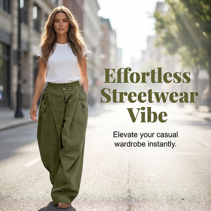 🏆LAST DAY SALE 50% OFF🔥Voluminous Pleated Lantern Trousers