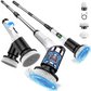 📢📢Last Day-50% OFF!!⏰🧼 Elektrische Rotations-Reinigungsbürste mit LED-Display – Für Bad, Küche & Haushalt 🏠✨