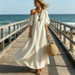 ⏰ 50% OFF – Limited Time Only✨Women's One-Shoulder Puff Sleeve Maxi Dress