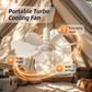 Portable Mini Ceiling Fan with Hanging Hook