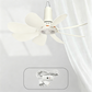 Portable Mini Ceiling Fan with Hanging Hook