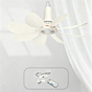 Portable Mini Ceiling Fan with Hanging Hook