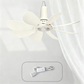 Portable Mini Ceiling Fan with Hanging Hook