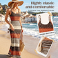📢 Mid-Season Sale: 50% off⏰Women's Slim Fit Striped Maxi Dress
