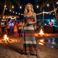 📢 Mid-Season Sale: 50% off⏰Women's Slim Fit Striped Maxi Dress