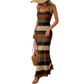 📢 Mid-Season Sale: 50% off⏰Women's Slim Fit Striped Maxi Dress