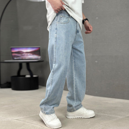 ⏳Time-Limited Special⏰Men's Loose Fit Straight Leg Pants with Classic Pockets