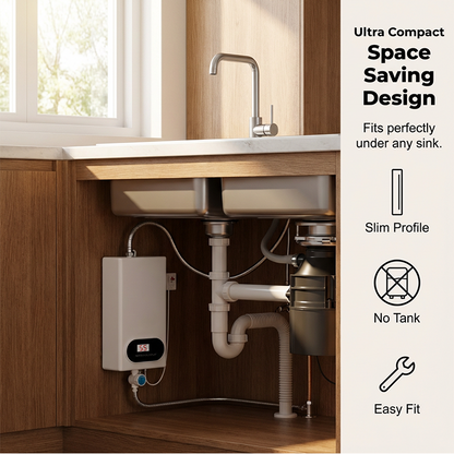 🔥 50% OFF – Limited Time! ⚡ Mini Tankless Water Heater – Instant Hot Water with Fast Heating