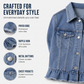 📢Mid-Season Sale: 50% off – limited time ⏰Women's Summer Ruffled Sleeve Denim Jacket