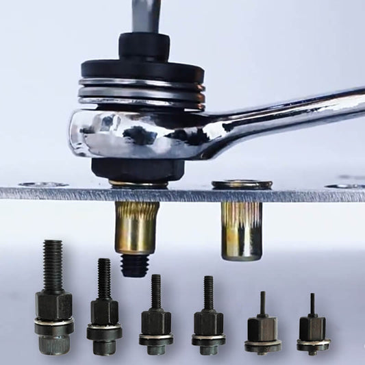 🏆LAST DAY SALE 50% OFF🔥🛠️ 2-in-1 Hand Rivet Nut Setter Tool – New Upgrade Dual-Purpose Rivet Gun for Blind Nuts, Ideal for Auto Repair, HVAC, and Home DIY Sheet Metal Projects
