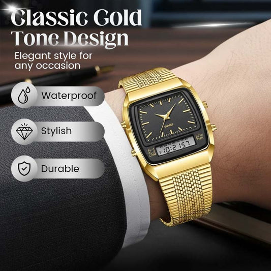 📢🔥LIMITED-TIME 50% OFF!⏰Retro Style Square Face Multifunction Watch