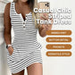 Women's Striped Bodycon Tank Dress