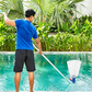 🧹 Heavy-Duty Pool Vacuum Head with Jet Spray – Underside Brush Bristles, Universal Fit Hose Adapter, Effortless Debris & Algae Removal