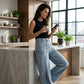 🎉 2026 Sale — Over 25,000 Sold! 💞 Women's Asymmetrical Waist Wide Leg Jeans