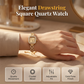 📢🔥LIMITED-TIME 50% OFF!⏰Women Drawstring Bracelet Watch Square Quartz