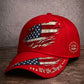 Classic Patriotic Baseball Cap – Embroidered USA Flag Adjustable Dad Hat, Lightweight Summer Outdoor Sports Cap