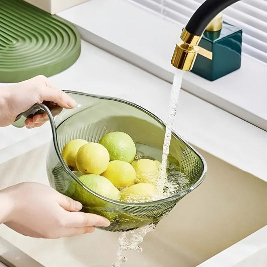📢📢50% OFF !! ⏰Multi-functional Clear Draining Basket