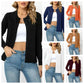 Women's Classic Crew Neck Cardigan