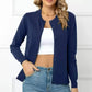 Women's Classic Crew Neck Cardigan