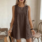 Women's Elegant Sleeveless Ruffle Dress