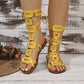 🌸LIMITED-TIME 50% OFF!⏰Lace-Up Roman Style Flat Sandals for Summer