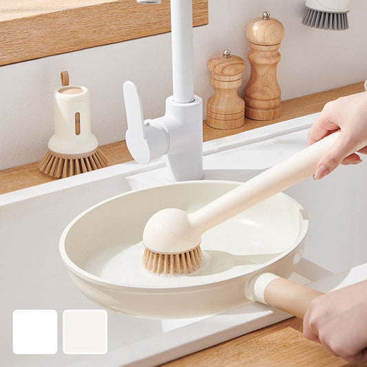 🔥50%‑OFF NOW🍳Rotatable Hanging Pot Brush Set‑Easy‑Clean Kitchen Scrub Brush for Pots Pans & Sinks