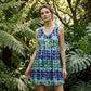 📢📢40% OFF !! ⏰Women's Sleeveless V-Neck Tie-Dye Dress