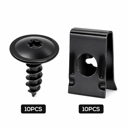 🎉 2026 Sale – Over 46,000 Sold! 🔩 Universal Car U-Clip & Screw Kit – Heavy-Duty Automotive Panel Fastener Set ✨