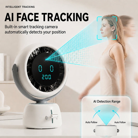 Smart Face Tracking Desktop Fan