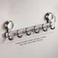 Suction Cup Over Door Hook Rack