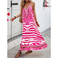 🌸LIMITED-TIME 50% OFF!⏰Women's Animal Print Backless Halter Maxi Dress