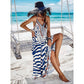 🌸LIMITED-TIME 50% OFF!⏰Women's Animal Print Backless Halter Maxi Dress