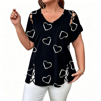 🌸LIMITED-TIME 50% OFF!⏰Women's Casual V-Neck Short Sleeve T-Shirt