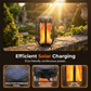 🔥 Solar Flame Lantern with Rope Handle – Rechargeable Outdoor Camping & Patio Decor Light