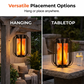 🔥 Solar Flame Lantern with Rope Handle – Rechargeable Outdoor Camping & Patio Decor Light