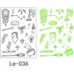 🎃💡 Light Up Your Halloween Look! Glow-in-the-Dark Temporary Tattoos | Waterproof & Fun Party Accessories