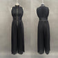 Flowing Pleated Jumpsuit