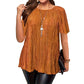 🌸LIMITED-TIME 50% OFF!⏰Flattering Pleated Plus Blouse