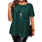 🌸LIMITED-TIME 50% OFF!⏰Flattering Pleated Plus Blouse