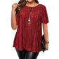 🌸LIMITED-TIME 50% OFF!⏰Flattering Pleated Plus Blouse