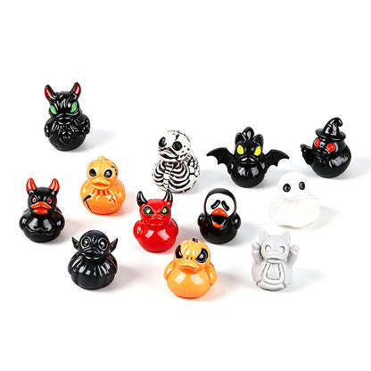 👻✨ A Little Ghost Duck to Spook Up Your Space! 🎃 Cute Halloween Resin Decoration for Desk & Home