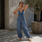 🌸LIMITED-TIME 40% OFF!⏰Women's Plus Size Halter Neck Ruched Jumpsuit