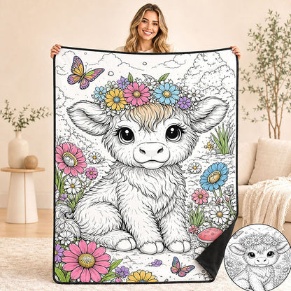 DIY Kids' Coloring Blanket