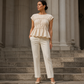 🌸LIMITED-TIME 50% OFF!⏰Women's Casual Cap Sleeve Ruched Top
