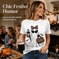🍂🎃 Women's Halloween Graphic Tee | Cute Spooky Short Sleeve T-Shirt for Fall, Pumpkin Season & Casual Everyday Style