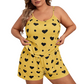 🌸LIMITED-TIME 50% OFF!⏰Women's Plus Size Cami Top and Shorts Pajama Set